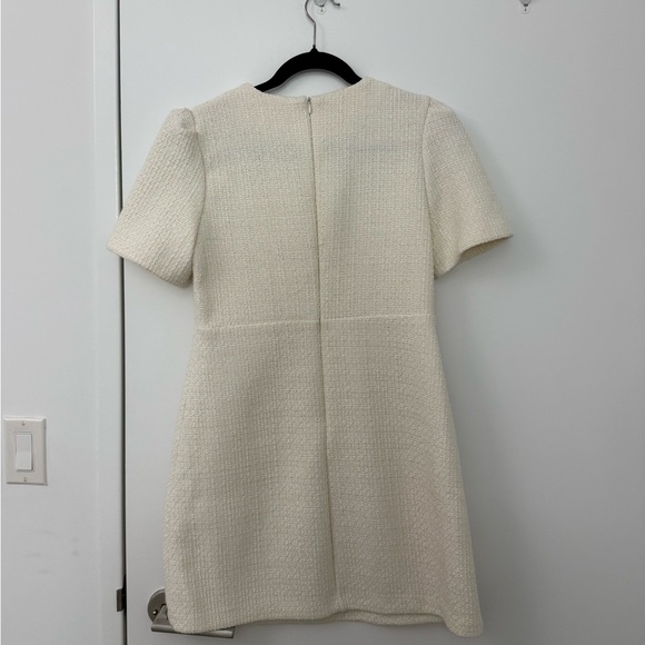OAK + FORT Tweed White Dress - Picture 2 of 4